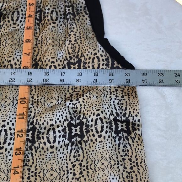 MNG BY MANGO PRINT SLEEVELESS top size 8 PREWORN - Picture 8 of 15